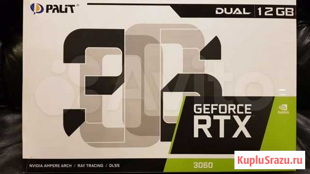 Видеокарты Palit RTX 3060 dual 12gb Москва - изображение 1