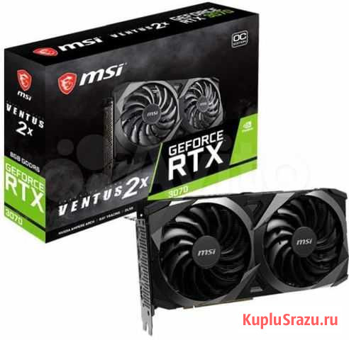 Видеокарта rtx 3070 msi ventus Тобольск - изображение 1