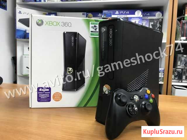 Xbox 360 slim 500Gb Б.У (Гарантия) Челябинск - изображение 1