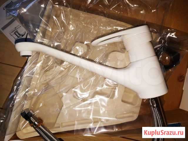 Смеситель Grohe белый Климовск - изображение 1