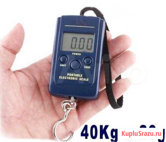 Весы ручные безмен кантер электронные 20г - 40кг Тольятти - изображение 1