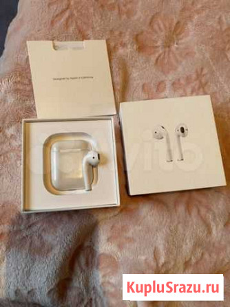 Беспроводные наушники apple airpods Санкт-Петербург - изображение 1