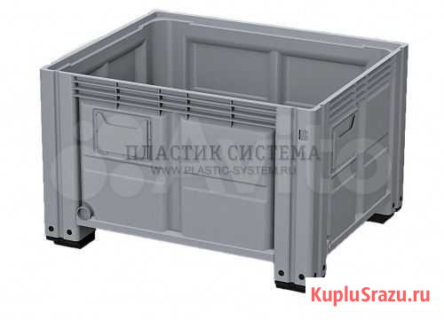 Контейнер iBox сплошной 1200x1000x760мм(4 ножки) Федоровское - изображение 1