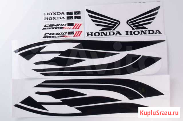Наклейки (набор) Honda (56x14см) Ростов-на-Дону - изображение 1