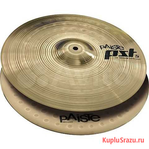 Тарелки для ударных Paiste 14 PST 5 medium Hi-Hat Москва - изображение 1