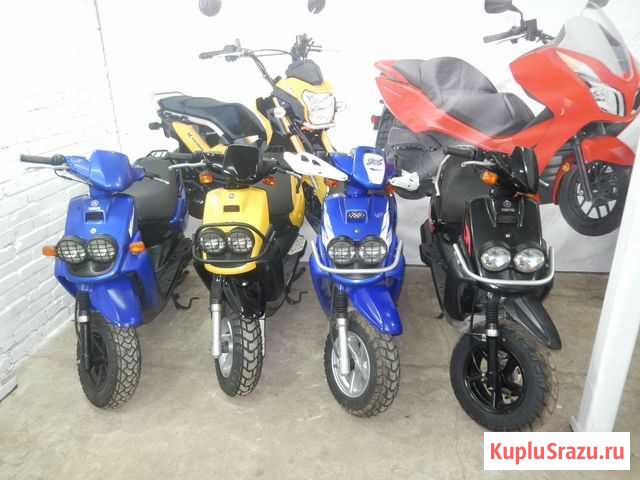 Скутер Yamaha BWS 100,черно-желтый Москва - изображение 1