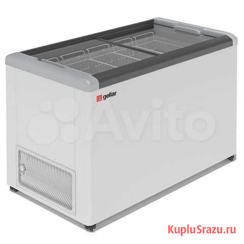 Ларь морозильный gellar FG 350 C (прямое стекло) Стерлитамак - изображение 1
