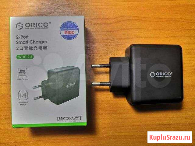 Зарядное устройство для телефона 18 Вт 2 Usb Чернушка - изображение 1