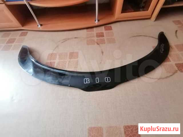 Дефлектор на капот (мухобойка) Киа Рио Электросталь - изображение 1