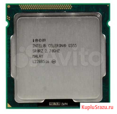Двухъядерный Celeron G555-2.70GHz. Сокет 1155 Мурманск - изображение 1