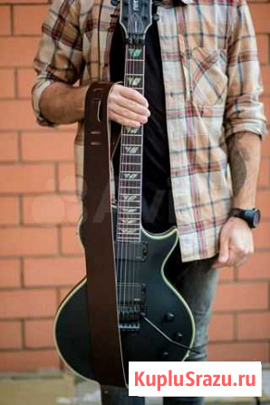 Кожаный ремень для гитары Москва - изображение 1