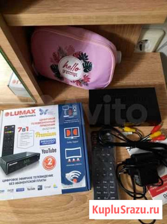 Цифровая приставка lumax DV3215HD,антенна Воронеж - изображение 1