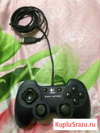 Джойстик Logitech dual action Москва - изображение 1