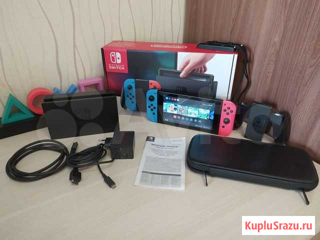 Прошитая Nintendo Switch 96Gb+куча игр Томск - изображение 1