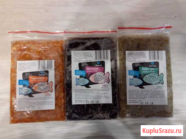 Замороженный и сухой корм для рыбок Кемерово - изображение 1