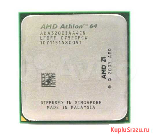 Процессор AM2 AMD Athlon 64 3200 2.0 GHz Новосибирск - изображение 1