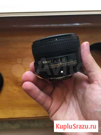 Объектив Nikkor 50mm 1.8 AF-S Nikon Владивосток - изображение 1