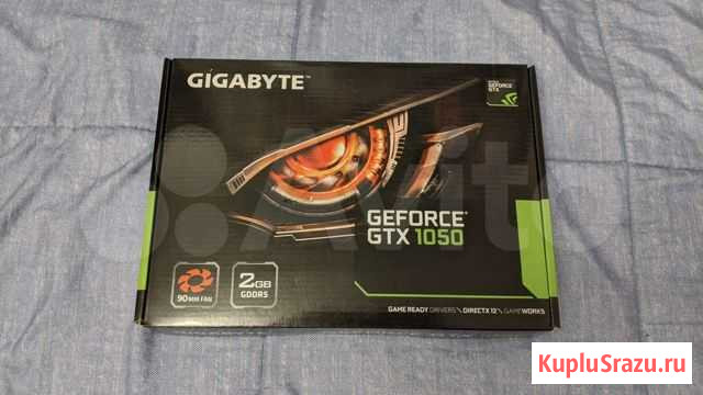 Коробка от видеокарты Gigabyte GTX 1050 Санкт-Петербург - изображение 1