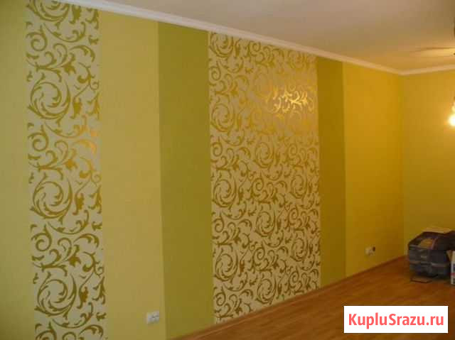 Поклейка, покраска, декоративная штукатурка Архангельск - изображение 1