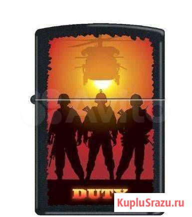 Зажигалка Zippo Military Duty-Helicopter Оригинал Владивосток - изображение 1