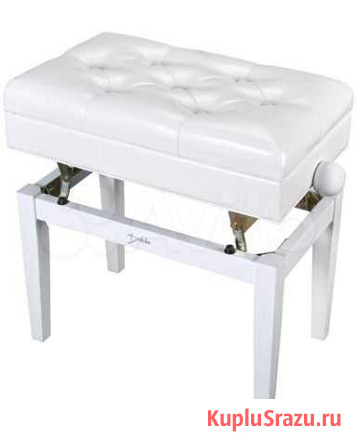 Белая банкетка с ящиком для нот новая. Магазин Москва - изображение 1