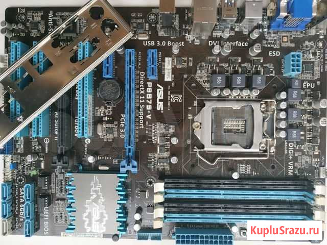 Asus P8B75-V socket LGA1155 Новосибирск - изображение 1