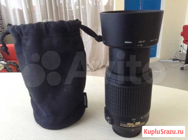 Объектив Nikon AF-S DX Nikkor 55-200mm 1:4-5.6G ED Москва - изображение 1