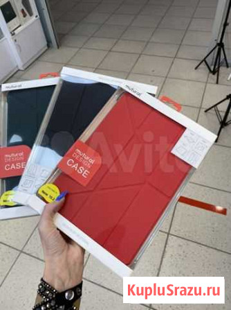 Чехол для iPad 10.2 mutual red трансформер Новосибирск - изображение 1