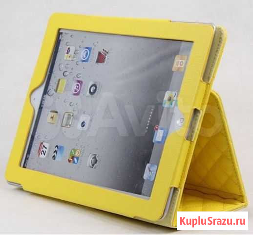 Чехол, Чехол-книжка для iPad 3, iPad 2 желтый Санкт-Петербург - изображение 1
