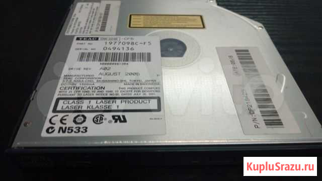 DVD привод teac DW-224E Black б/у Москва - изображение 1