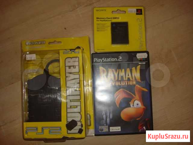 Sony playstation 2 multiplayer+ Карта памяти+ игра Архангельск - изображение 1
