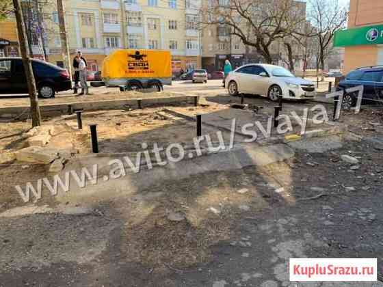 Фундамент под киоск на винтовых сваях Пересвет