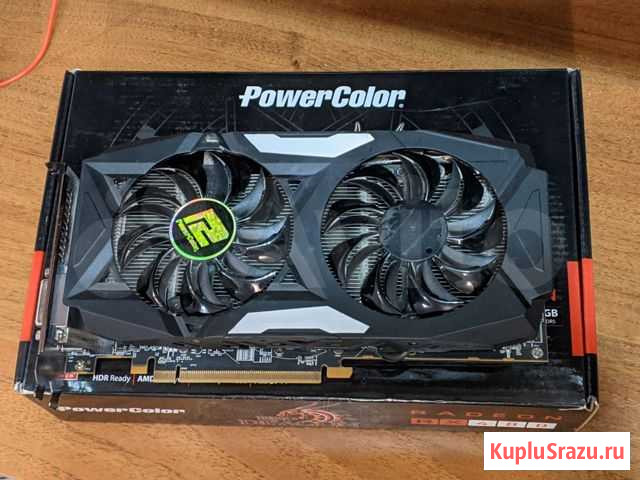 Видеокарта PowerColor RX 480 4GB Тамбов - изображение 1