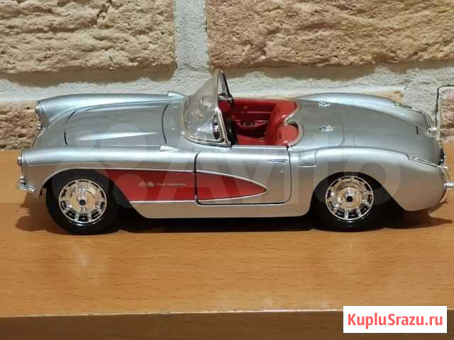 1:24 Burago итальянское Chevrolet Corvette 1957 Ярославль - изображение 1