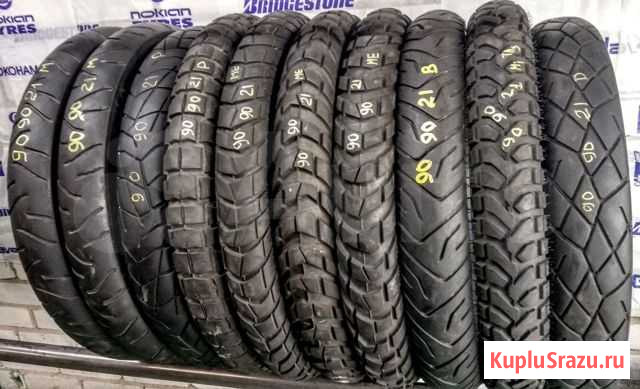 Michelin Dunlop Bridge Metzeler Mitas 90/90 R21 Воронеж - изображение 1