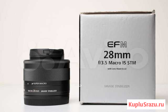 Объектив Canon ef-m 28mm macro Санкт-Петербург - изображение 1