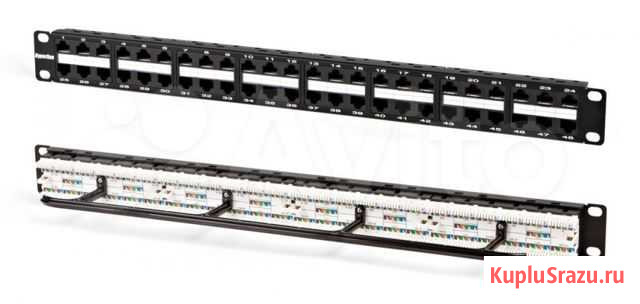 Патч-панель Hyperline pphd-19-48-8P8C-C5e-110D 19 Мурманск - изображение 1