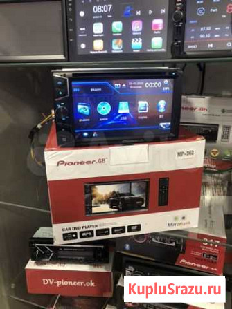 2DIN Pioneer MP-362 DVD,USB Bluetooth + Установка Бийск - изображение 1
