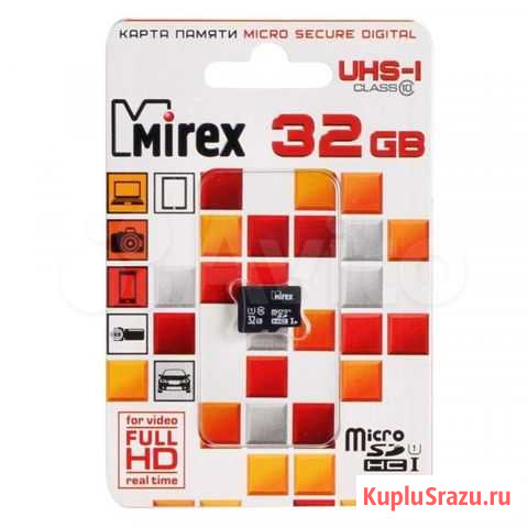 Карта памяти microsdhc 32Gb Mirex 10 class UHS-1 Магнитогорск - изображение 1