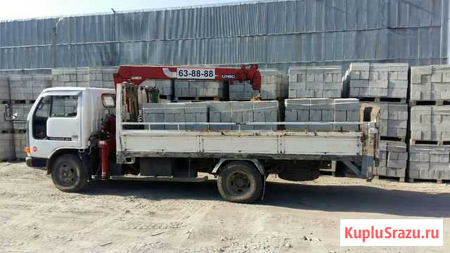 Грузовик с краном, борт 3т, кран 2т +аппарель Хабаровск - изображение 1