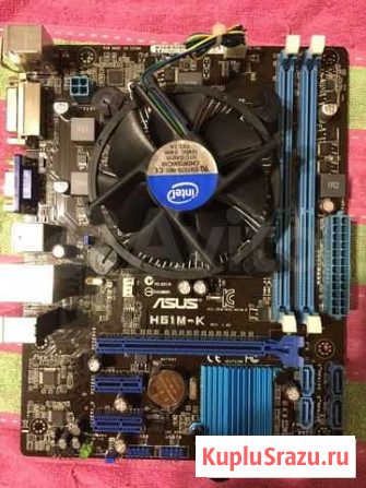 Материнская плата Asus H61M-K LGA 1155 micro-atx Владимир - изображение 1