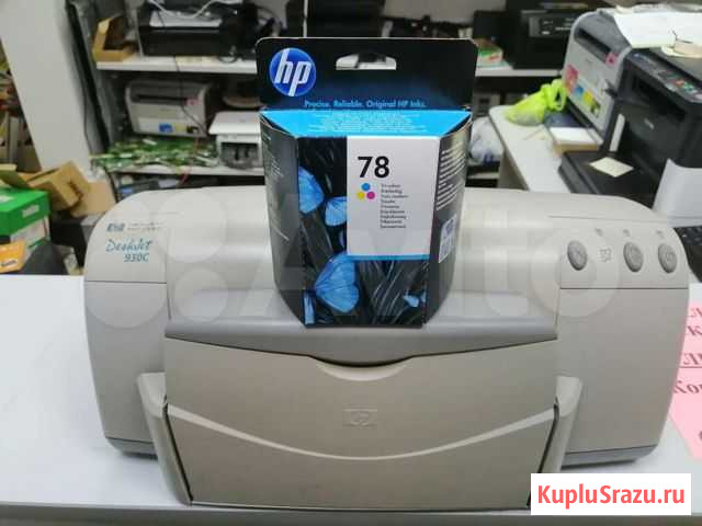 Цветной струйный принтер HP DJ930C Ревда - изображение 1