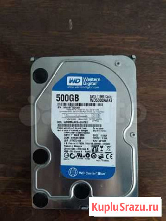 Жесткий диск WD Blue 500GB Красноярск - изображение 1