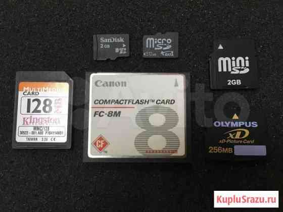 Флешки microSD/miniSD/SD/CF/xD Липецк