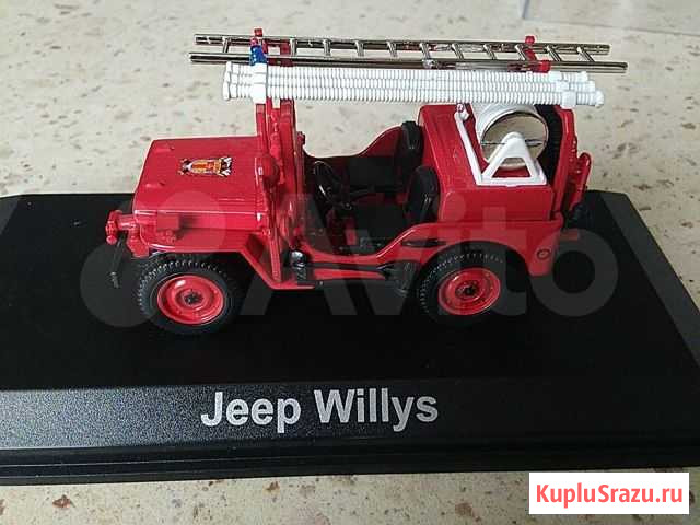 Norev 1/43 Jeep Willys 1951 пожарный Одинцово - изображение 1