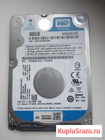 WD HDD 500gb BAD smart Торг Мурино - изображение 1