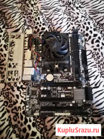 AMD Athlon 2x4 750K 4 ядра с материнкой и кулером Краснодар - изображение 1