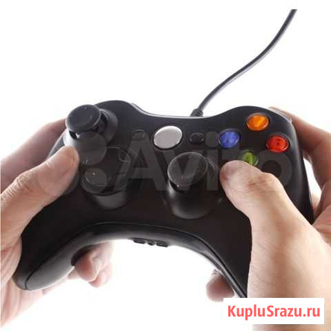 Джойстик X-Box 360 проводной Улан-Удэ - изображение 1
