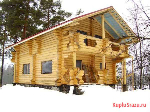 Дома и бани от производителя срубов. Зимний лес Калуга - изображение 1