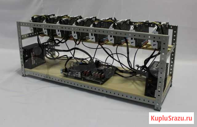 Продам ферму майнинг Риг на 8 карт Москва - изображение 1